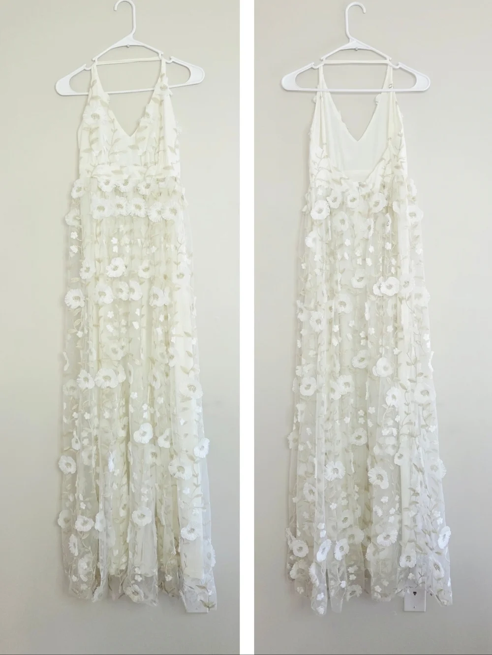 Altar'd State Arabella 3d Floral Maxi Dress Medium - Picture 2 of 5